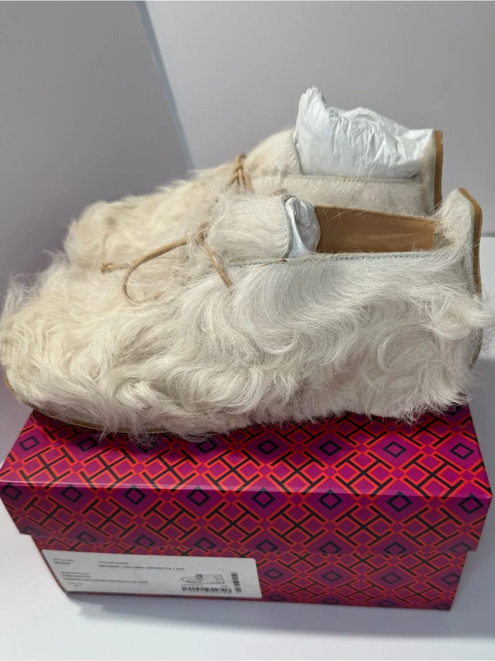 Tory Burch Evan Mongolian Shearling Bootie